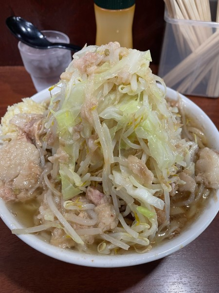 「ラーメン ニンニクヤサイアブラ」@D麺の写真