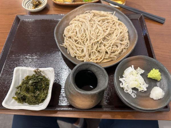 「海女のりそば（二八・並盛・150g）1,000円」@そば芳の写真