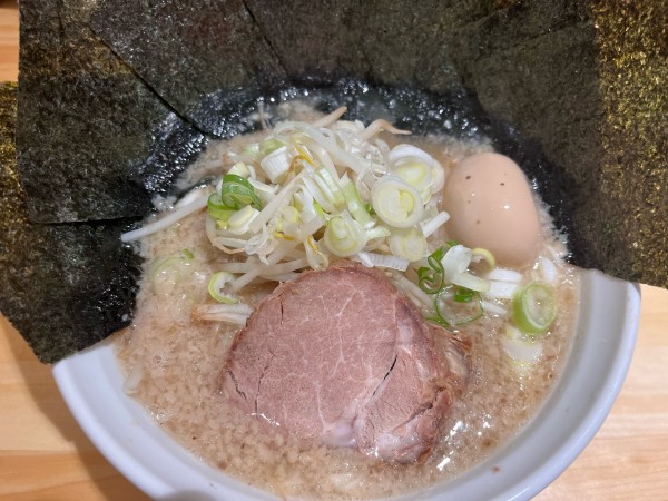 「ラーメン　太麺」@らーめん 小鍛治の写真