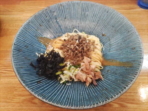 「限定和え玉・烏賊煮干和え」@麺彩 こはねの写真