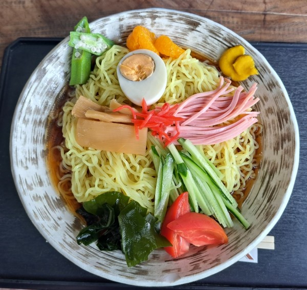 「冷やし中華大盛1000円」@山草小屋の写真