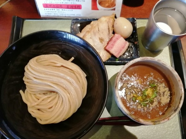 「特製つけ麺」@つけ麺 繁田の写真