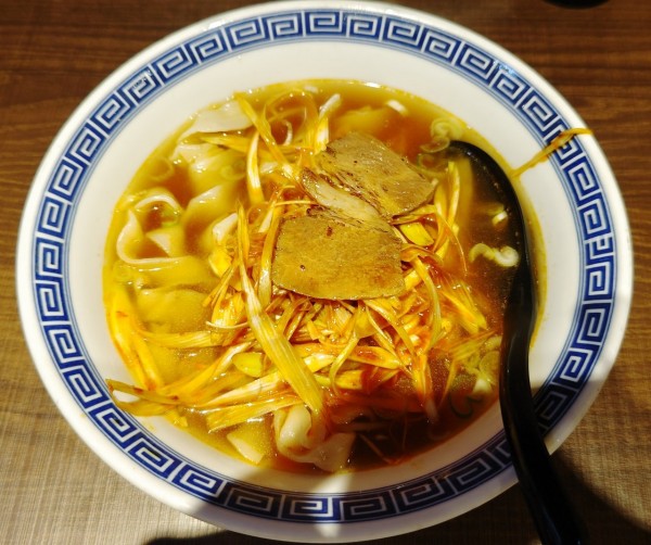 「ネギ刀削麺」@台湾料理 龍香 飯能店の写真