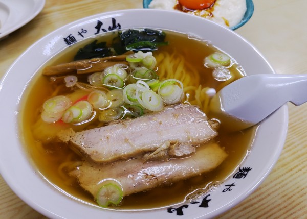 「らーめん 660円」@青竹手打ちラーメン 麺や大山の写真