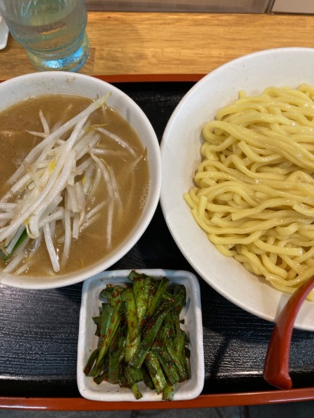 「味噌つけ麺、辛ニラ」@味噌麺処 花道庵の写真