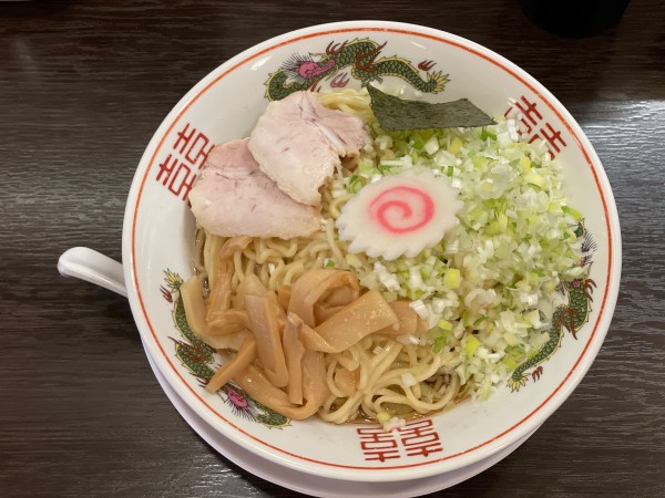 「油そば　大盛り　ネギトッピング」@浅草  参食堂の写真