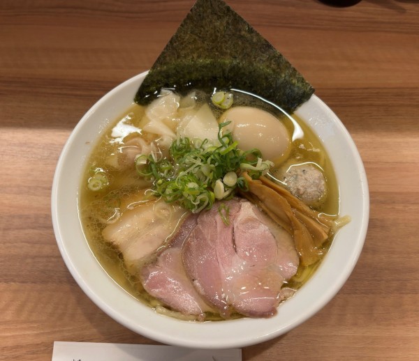 「塩 特製中華そば（手もみ太麺）」@中華そば一辰の写真