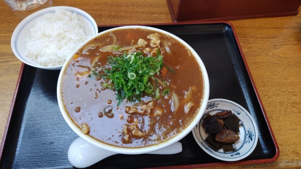 「カレーラーメン」@中華そば 葉隠の写真