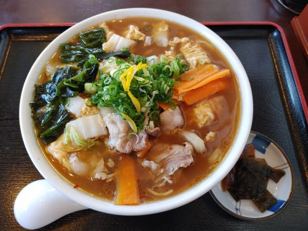 「豚玉中華そば」@中華そば 葉隠の写真