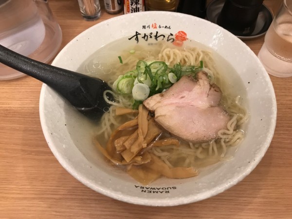 「塩らーめん 800円」@旭川塩らーめん すがわらの写真