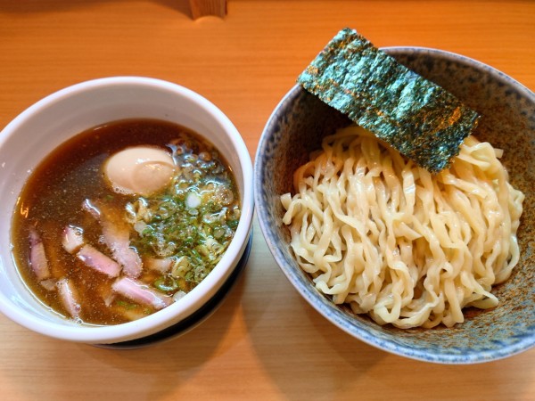 「つけそば＋失敗味玉」@にしき之中華ソバの写真