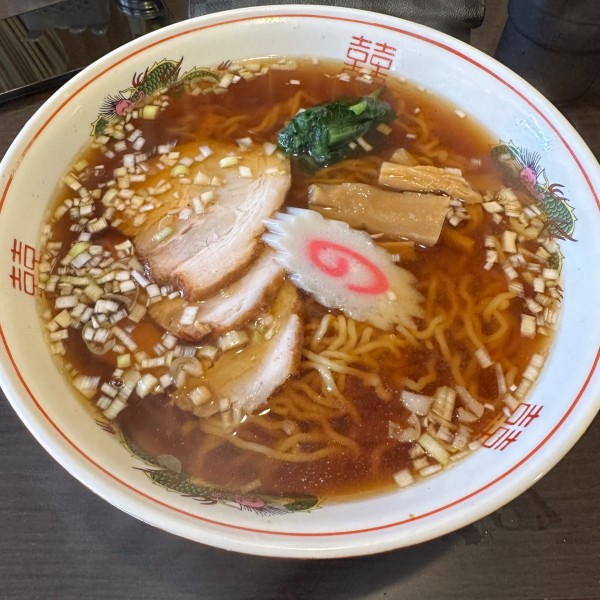 「ラーメン大盛+餃子3個　¥1,200」@來々軒の写真
