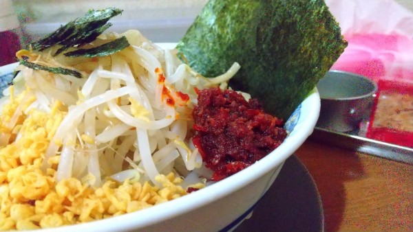 「#お蕎麦風冷たいラーメン#特製生姜 #カツオ節 #ニンニク #8」@ラーメン ぶぅさんの写真