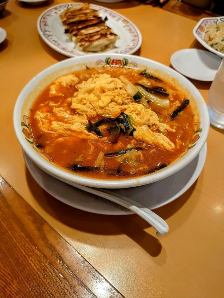 「豚辛ラーメン」@餃子の王将 ふじみ野店の写真