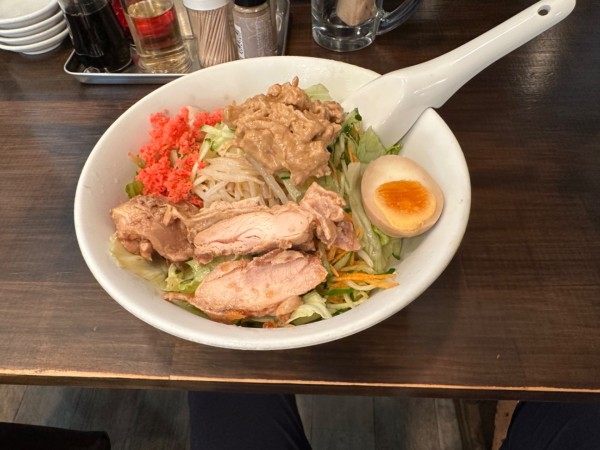 「冷やし中華（並盛・150g）980円→500円」@麺屋 承太郎の写真