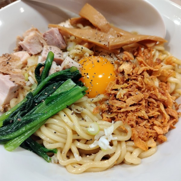 「まぜそば　880円」@中華ソバ ちゃるめの写真