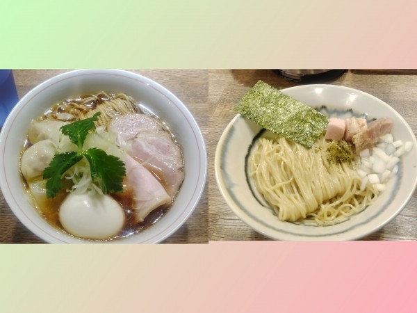 「特製中華そば、山椒和え玉」@中華そば 麺壁九年 本店の写真