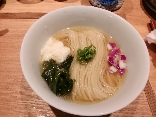 「おかわり濃密出汁かけ冷やし(塩)」@中華蕎麦 とみ田の写真