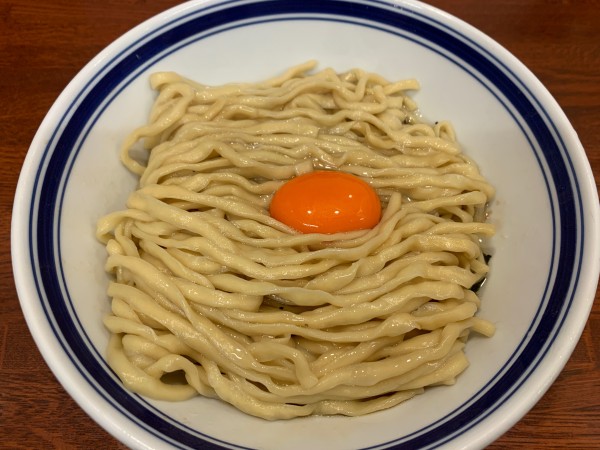 「釜玉油そば」@中華そば 千乃鶏の写真