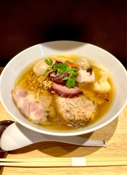 「特製らぁめん 塩【TP】炙り焼豚丼」@らぁ麺や 嶋の写真