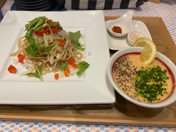 「夏季限定 冷製オマールつけ麺 990」@麺屋はやぶさ 下北沢店の写真