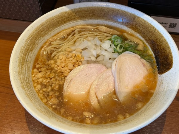 「【限定】冷やし和風鶏そば」@麺屋 武一 汐留シティーセンター店の写真