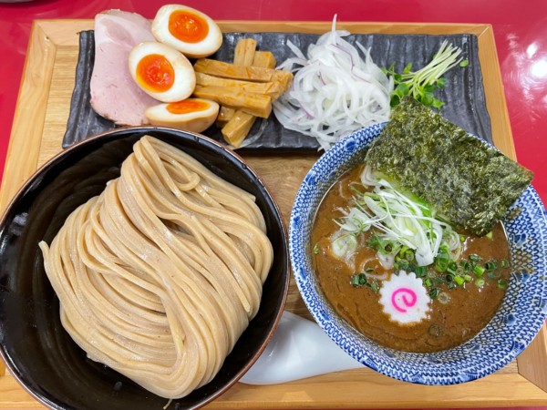 「無添加つけ麺200ｇ＋味玉」@和の華の写真