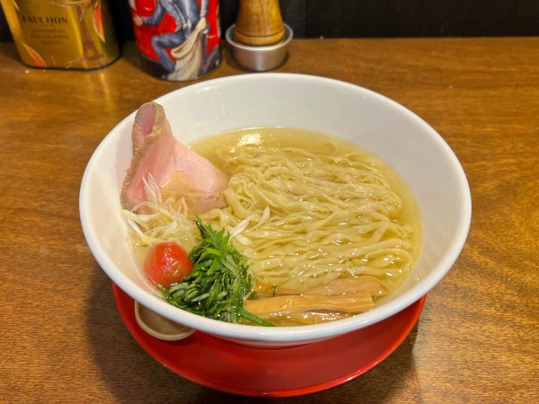 「塩ラーメン 太麺」@ラーメンハウス ブレーンバスターの写真