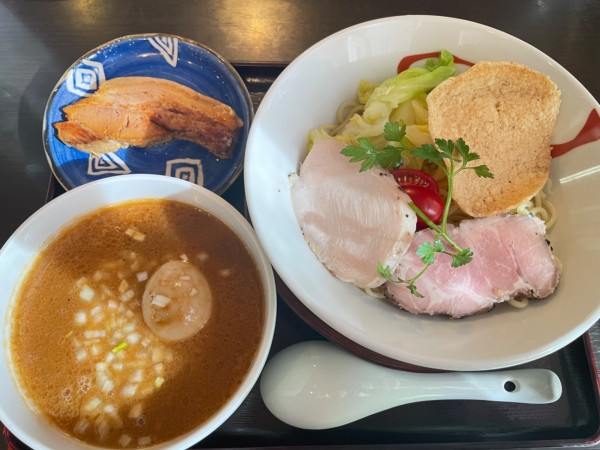 「海老つけ麺(合わせスープ) 200ｇ」@らー麺 藤原家の写真