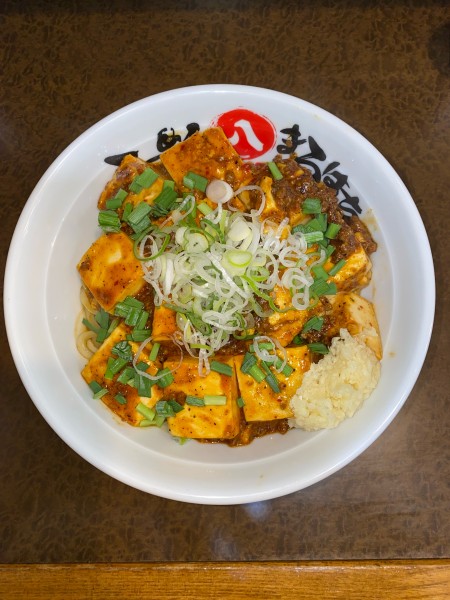 「男気麻婆麺量普通にんにく有¥990円(限定)」@らーめんまるはち 大垣店の写真