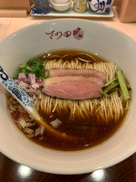 「炭火焼き鴨ロース麺2枚」@鴨そば さわ田 ヨドバシ横浜店の写真