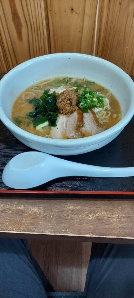 「味噌ラーメン」@喜多方ラーメン 赤のれんの写真