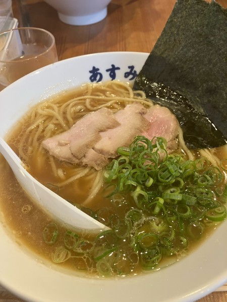 「セット　らあ麺　ミニチャー丼」@麺や あすみの写真