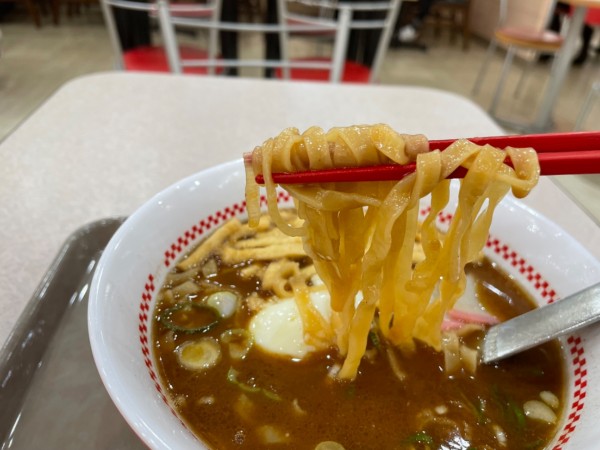 「みそ煮込風ラーメン　￥５８０」@スガキヤ 有松イオン店の写真