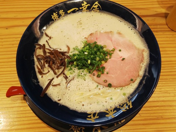 「泡系豚骨ラーメン　900円」@博多一幸舎 総本店の写真