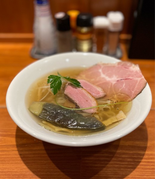 「【限定】冷たい煮干しそば」@麺屋 真心の写真