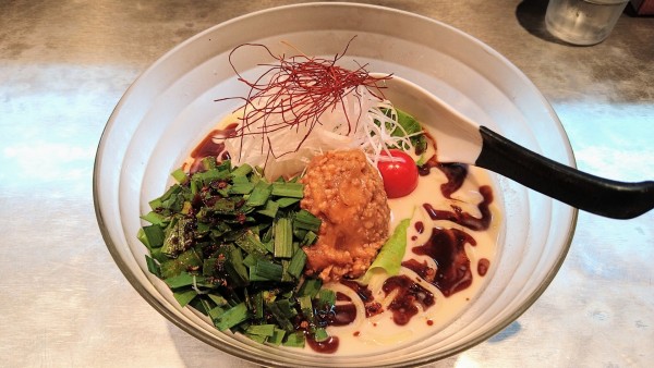 「【限定】冷し担々麺+ニラ」@麺 やまらぁの写真