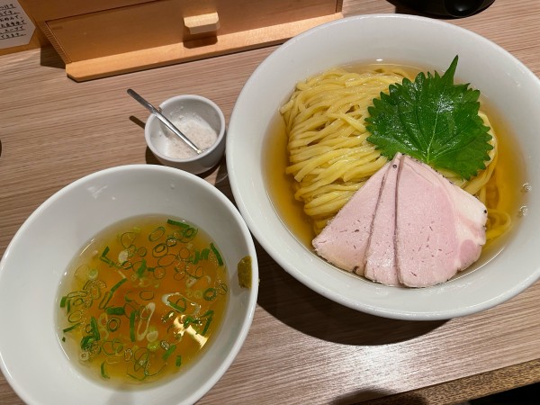 「昆布水つけ麺（白醤油）、麺大盛」@支那蕎麦 澤田の写真
