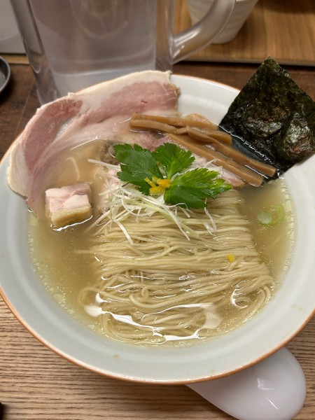 「塩蕎麦」@中華蕎麦 仁香の写真