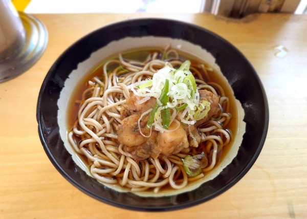 「げそ天そば(350円)」@六文そば 人形町店の写真