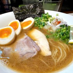 鯛白湯らーめん＋味玉