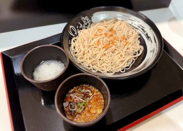 「もりそば(430円)+おろし(クーポン)」@ゆで太郎 三田3丁目店の写真