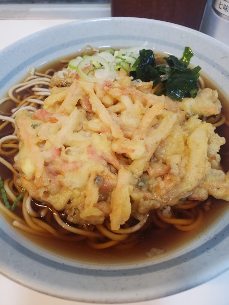 「かき揚げそば５１０円」@爽亭 国分寺店の写真