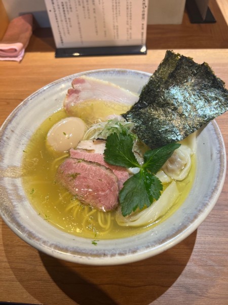 「特上塩らぁめん1800円」@Japanese Ramen 五感の写真