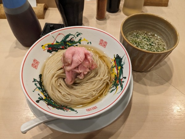 「鰹昆布水つけめん1000円」@つけめん金龍の写真