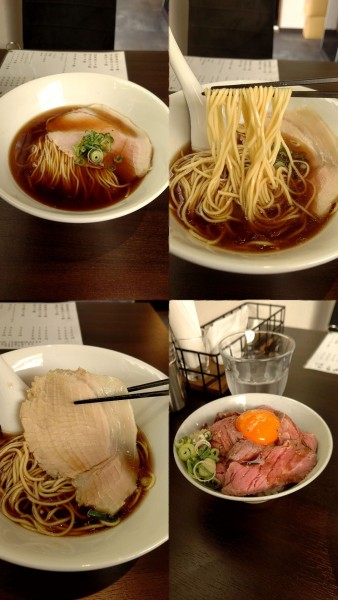 「『醤油らぁ麺+ローストビーフごはん(¥1000+500)』」@らぁ麺 しら山の写真