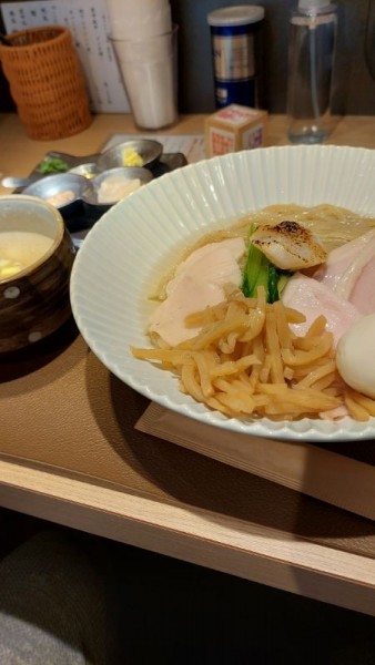 「特製帆立の昆布水つけ麺大盛 白」@Tokyo Style Noodle ほたて日和の写真