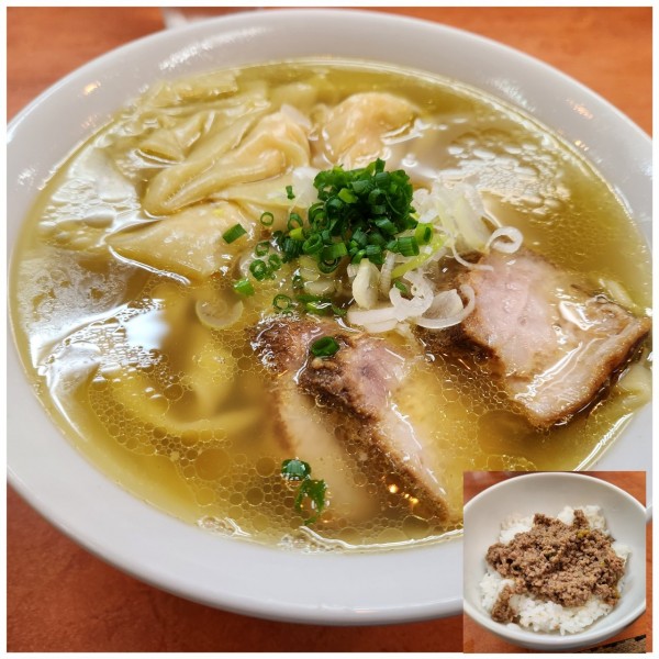 「海老ワンタン　生姜丼」@日陰の写真