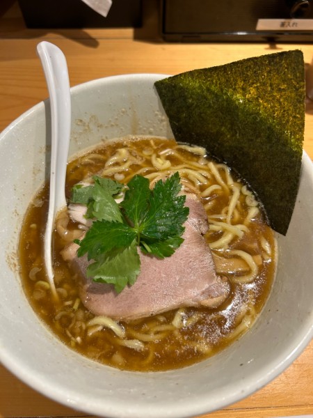 「重ね地鶏の煮干しそば950円」@新橋 纏 不動前店の写真