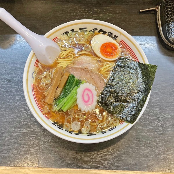 「ストレート（玉子）」@ストライク軒の写真